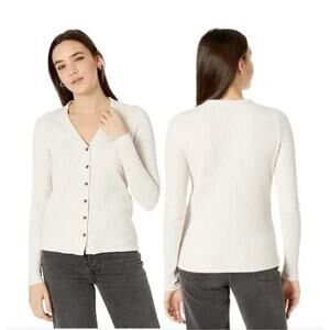 Faherty Waffle Knit‎ Cream button Down